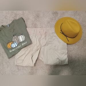 Cargo Cotton Capri pants